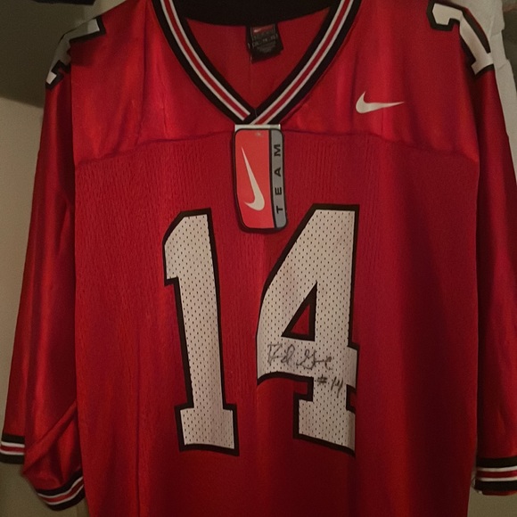 Signed #14 David Greene Georgia Bulldogs jersey - Picture 3 of 6